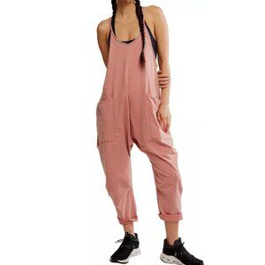 Free People Movement Hot Shot Onesie in Petal size L NWT